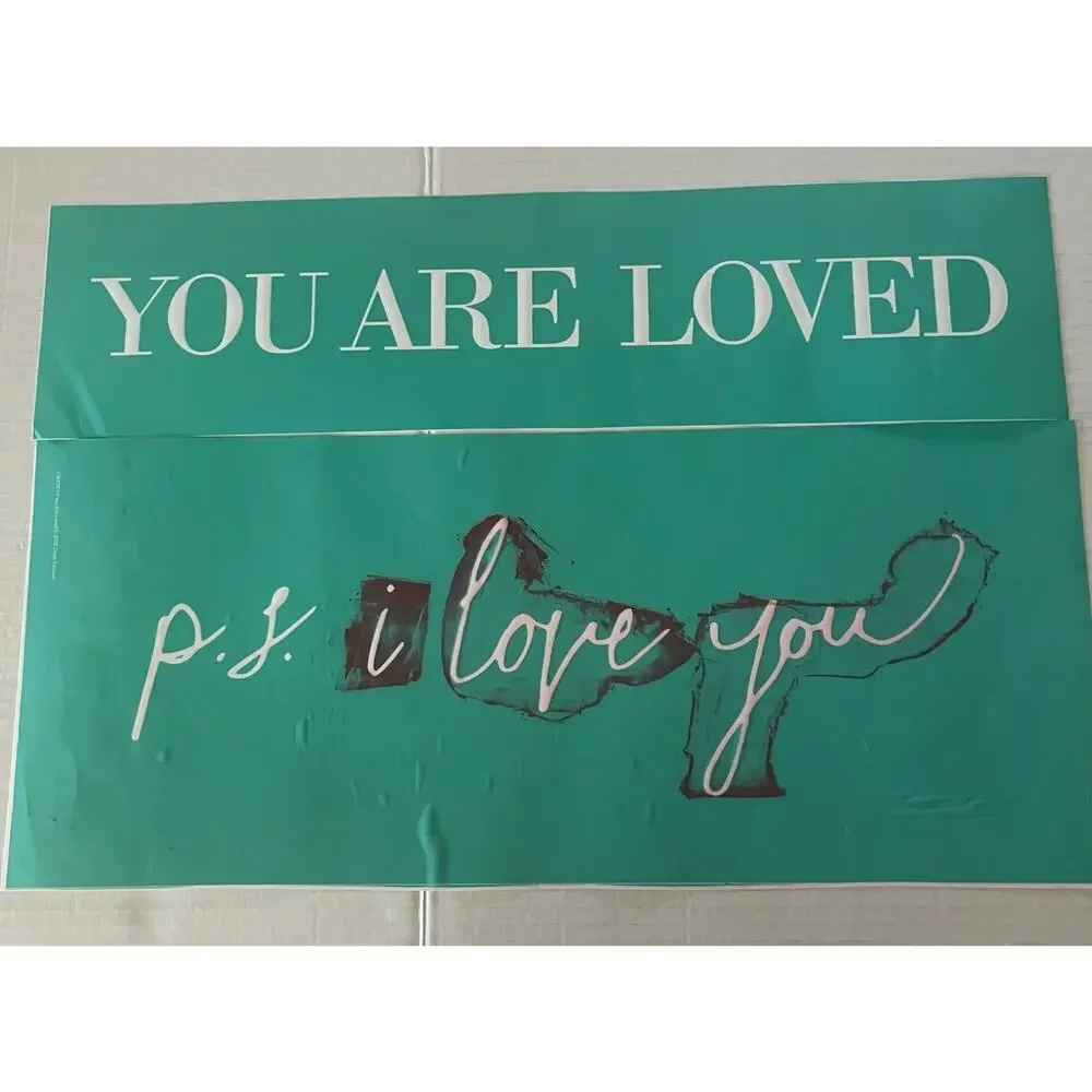 You Are Loved/ PS I Love You 8x12 Chalk Couture Transfers